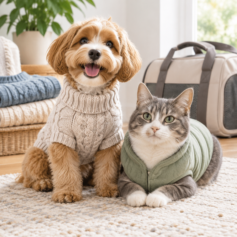 Pet clothing and accessories collection image