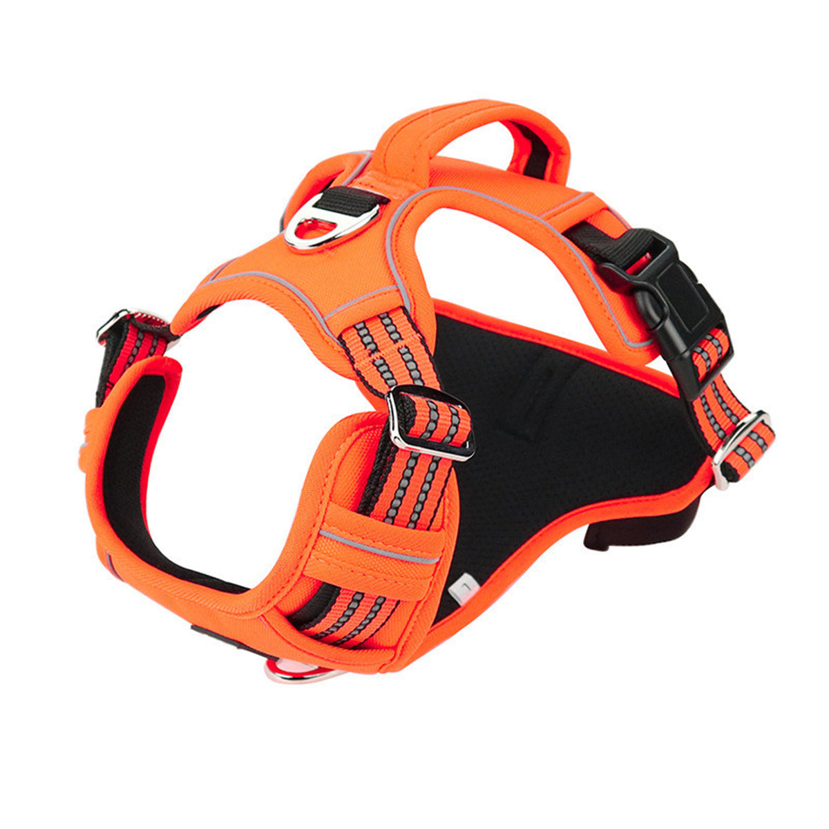 Dog Harness with Handle and Reflective Strip
