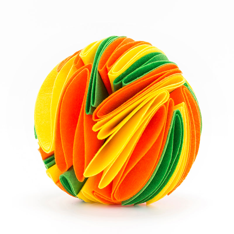 Foldable Polar-Fleece Snuffle Ball for Pets