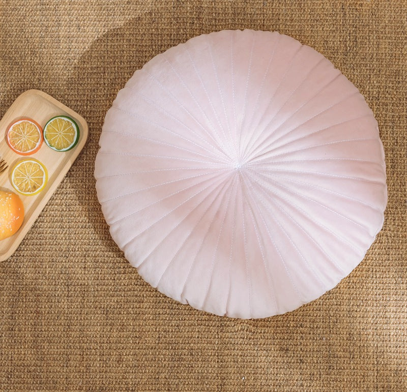 Nordic Solid Color Velvet Pumpkin Pillow