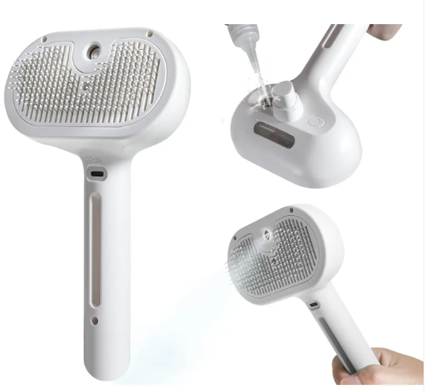Pet Hair Spray Grooming Brush
