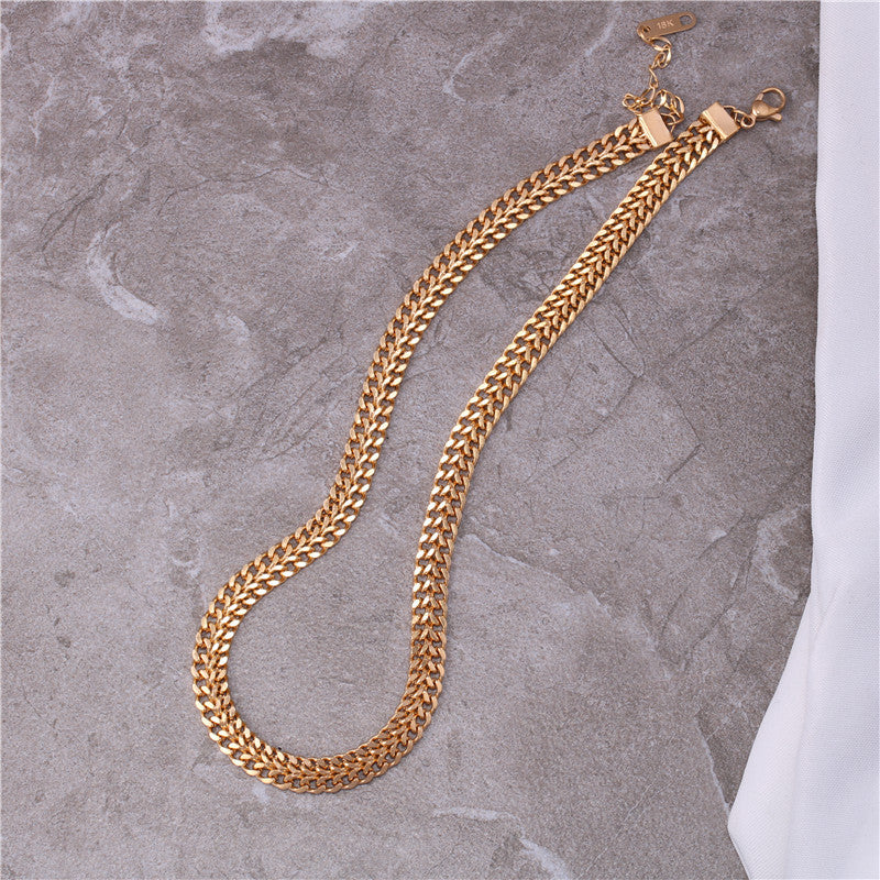 Custom Stainless Steel Bead Chain Choker Necklace