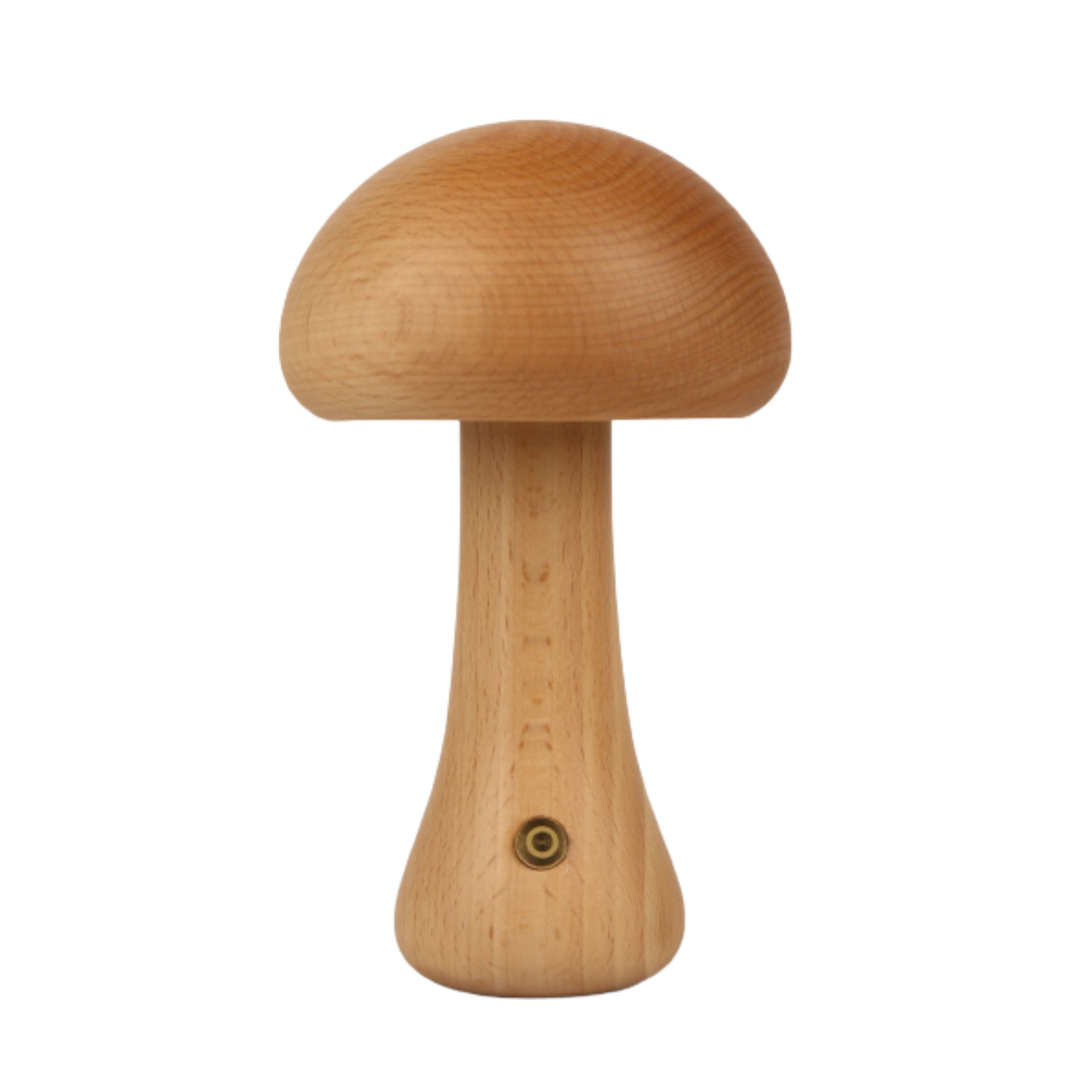 Rechargeable Wooden Mushroom LED Night Light