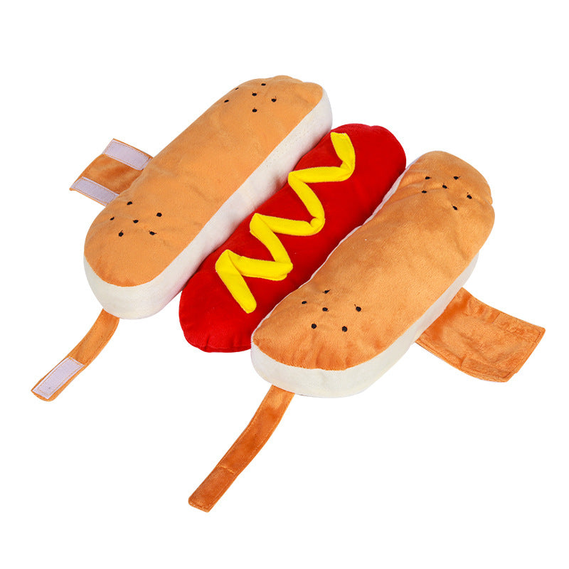 Funny Halloween Hot Dog Costume for Dogs — Hilarious Pet Apparel