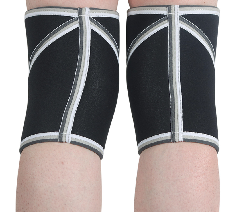 Thick Weightlifting Knee Sleeves, 7mm Neoprene Support