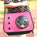 Foldable Linen Pet Backpack with Breathable Mesh
