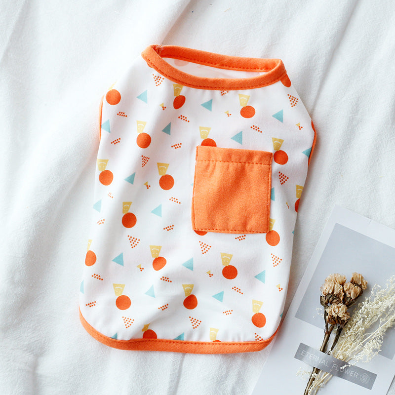 Summer Lightweight Sleeveless Pet Clothing for Dogs
