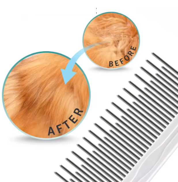 Pet Grooming Needle Comb — Fur Cleaning Brush for Dogs & Cats