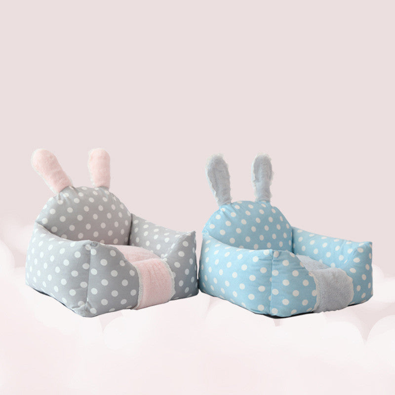 Universal Dog Bed with Washable Cushion — Cozy & Easy-Clean Pet Bed