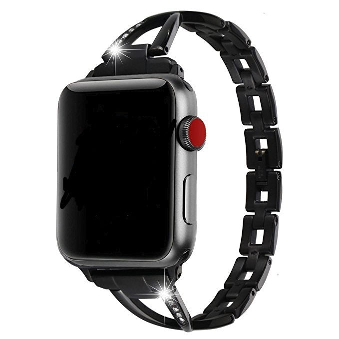 Diamond X-Type Stainless Steel Apple Watch Band
