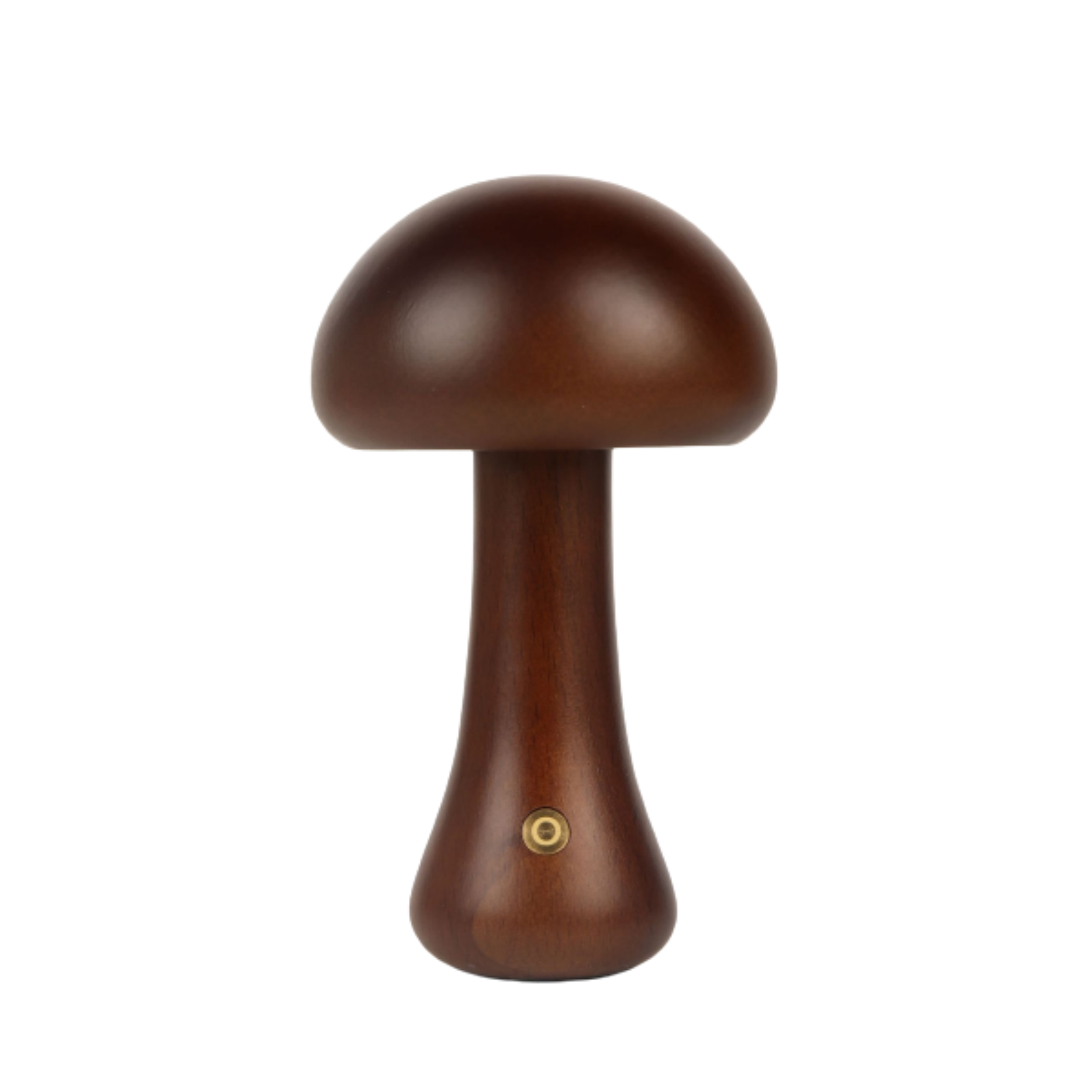 Rechargeable Wooden Mushroom LED Night Light