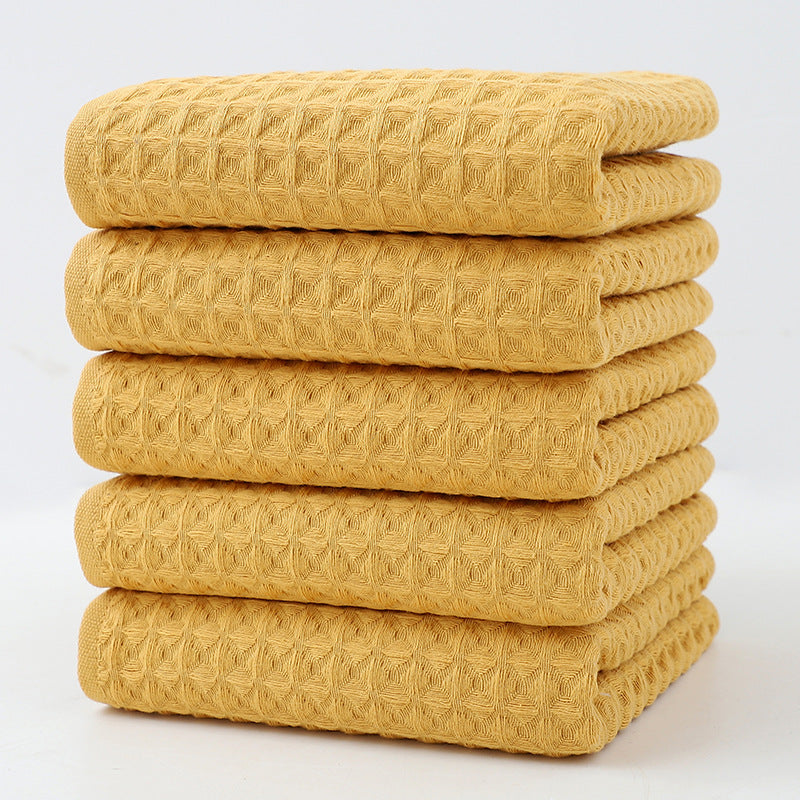 5-Pack Cotton Waffle Towels for Employee Gifts