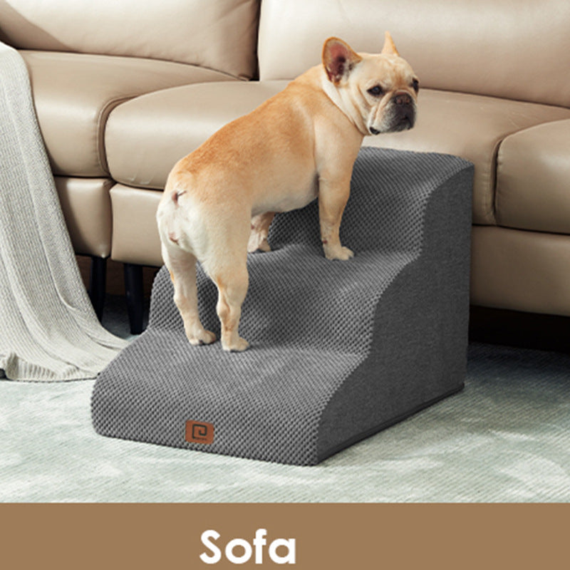 Fabric Dog Steps for Bed, Sofa, and Car