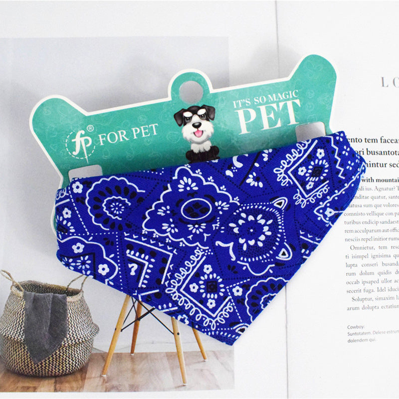 Polka Dot Dog Drool Scarf Collar