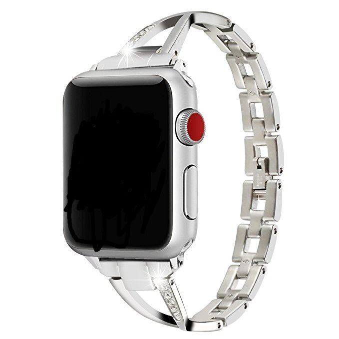 Diamond X-Type Stainless Steel Apple Watch Band