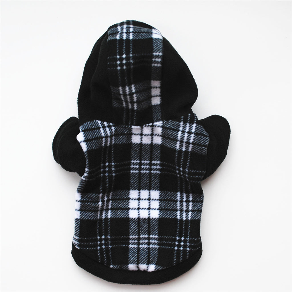 Hooded Fleece Dog Sweater for Winter
