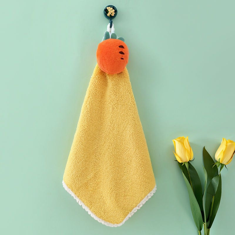 Hanging Absorbent Towel for Kids and Kitchen Use