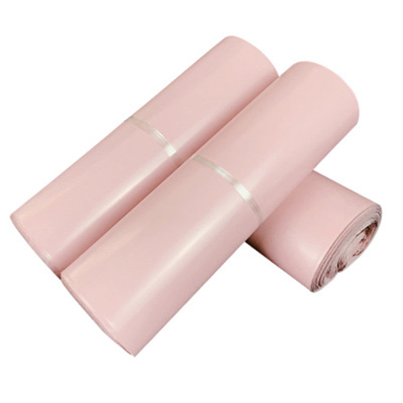 Custom Thick Waterproof Pink Mail Packaging Bags