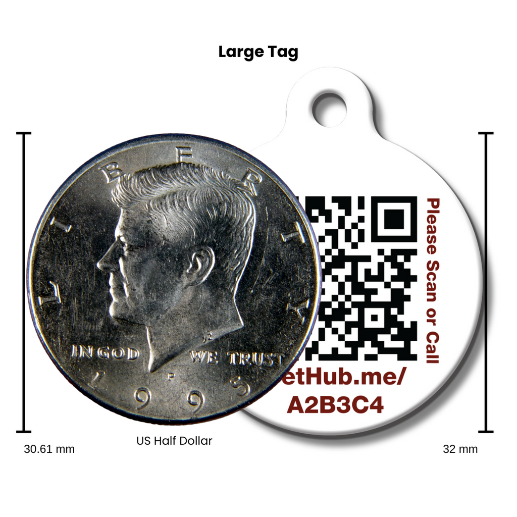 PetHub QR ID Pet Tag - Escape Artist