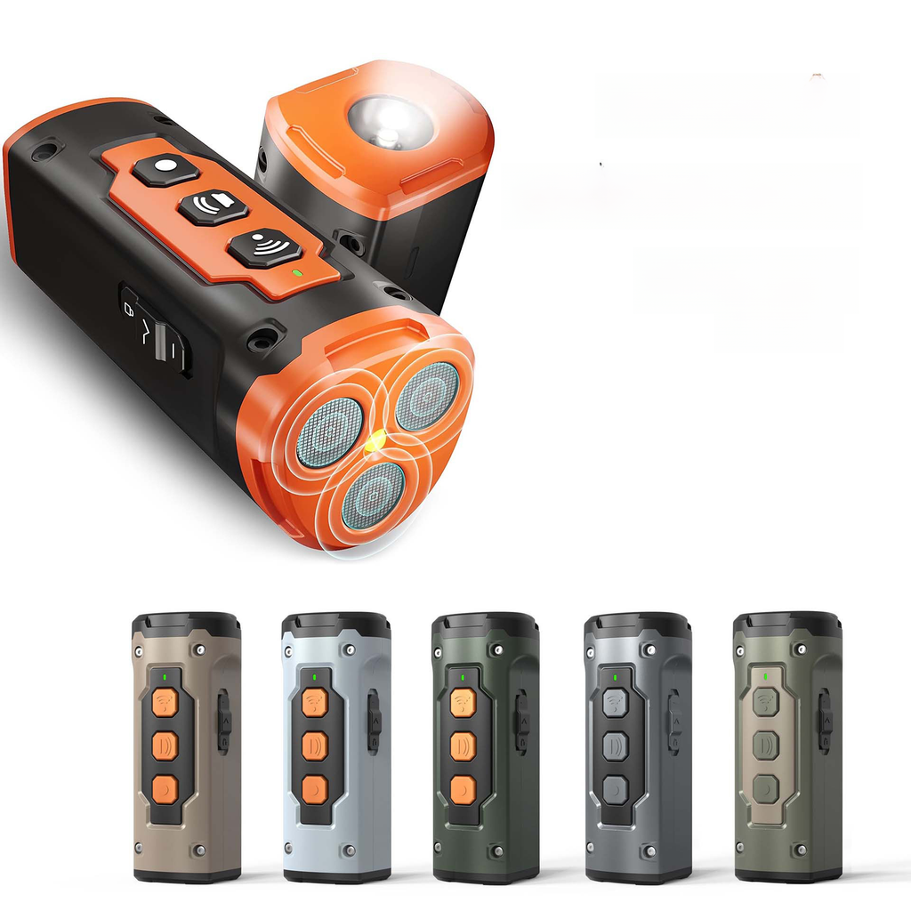 Ultrasonic Dog Repeller with Flashlight — Safe Anti-Bark & Dog Deterrent Device