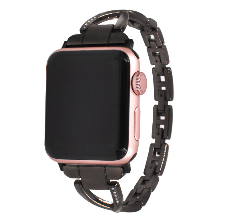 Diamond X-Type Stainless Steel Apple Watch Band