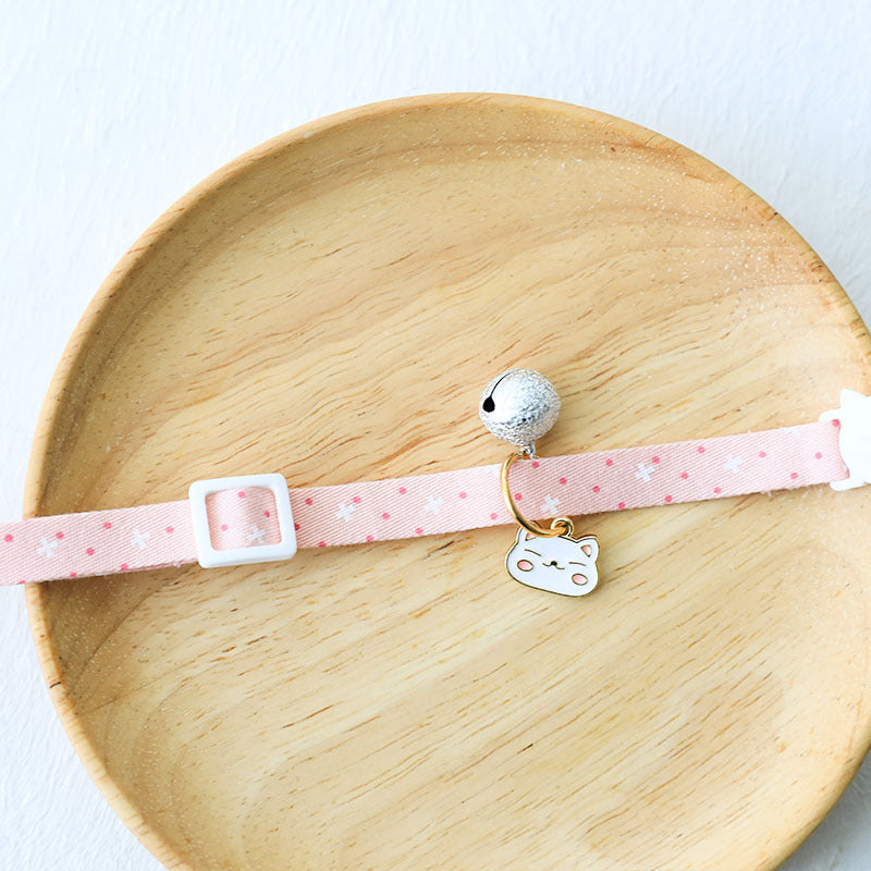 Cat and Small-Dog Collar with Silver Bell