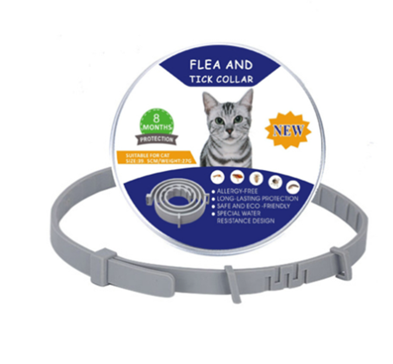 Silicone Flea Repellent Pet Collar — Safe & Comfortable for Dogs & Cats