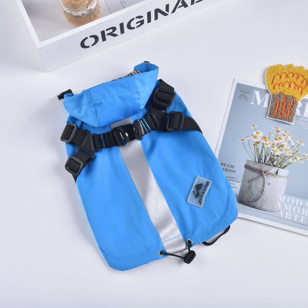 Dog Raincoat Windbreaker for Outdoor Walks