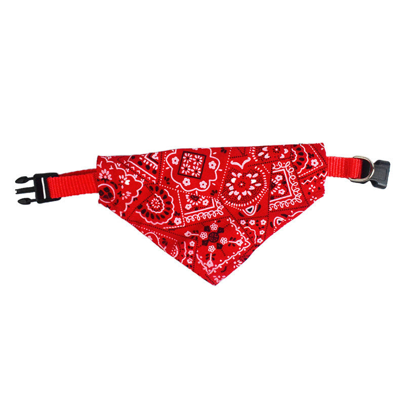 Polka Dot Dog Drool Scarf Collar