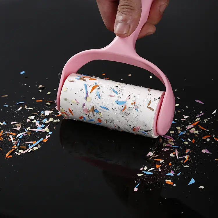 Portable Tearable Sticky Roller for Clothing & Pet Hair