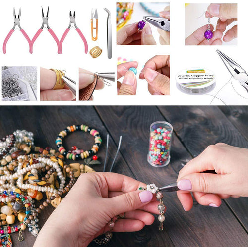 1,171-Piece Jewelry Making Kit with Beads & Tools
