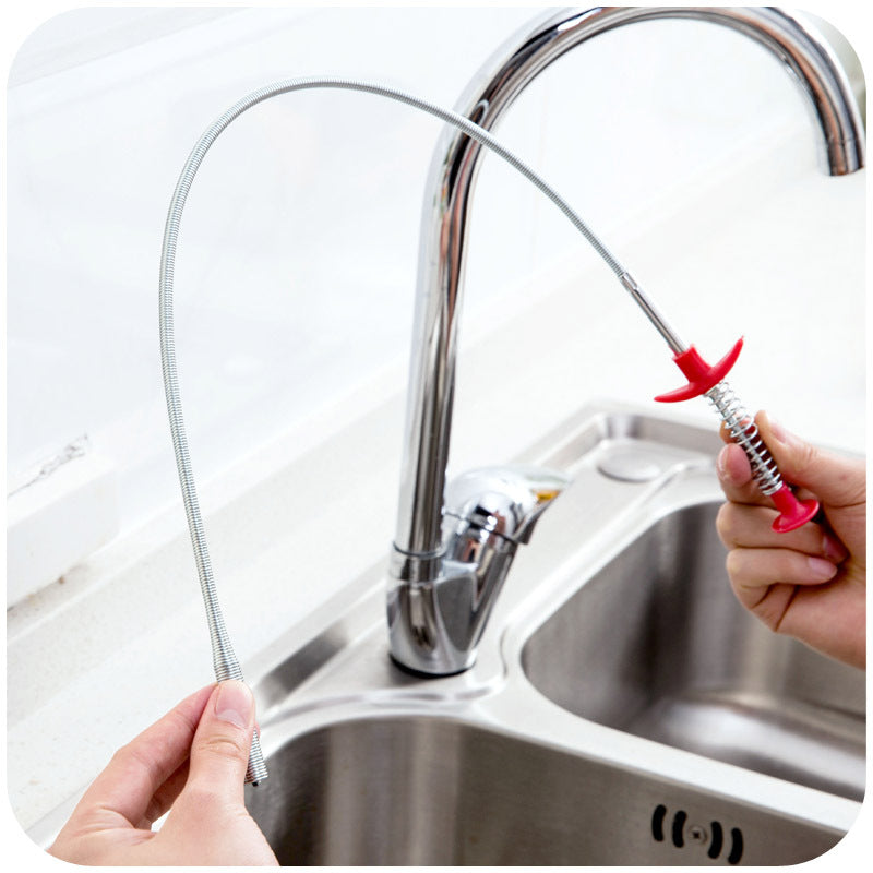 Flexible Grabber Tool for Drain Cleaning and Retrieval