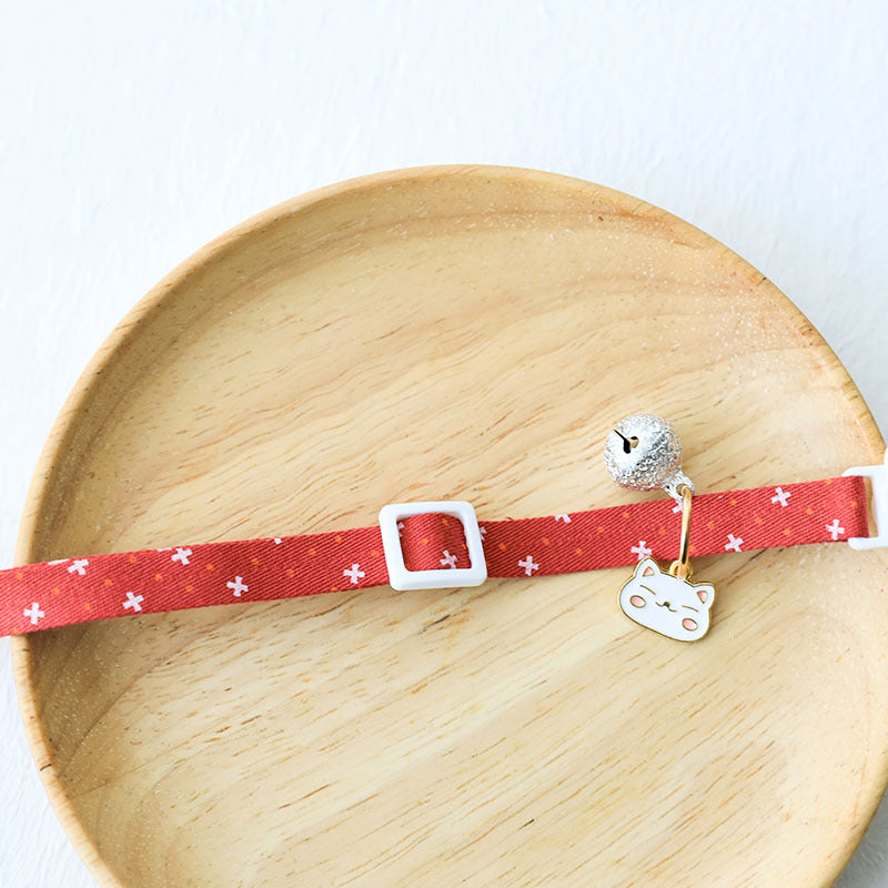 Cat and Small-Dog Collar with Silver Bell