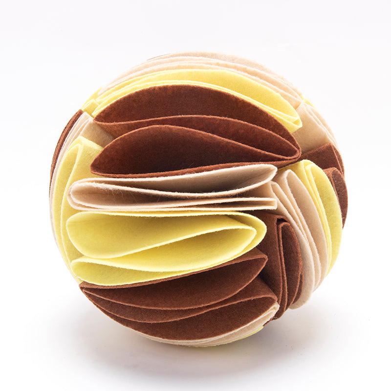 Foldable Polar-Fleece Snuffle Ball for Pets