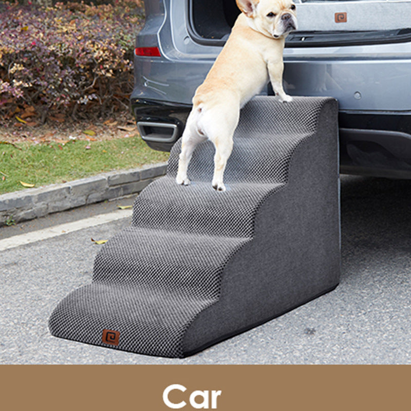 Fabric Dog Steps for Bed, Sofa, and Car