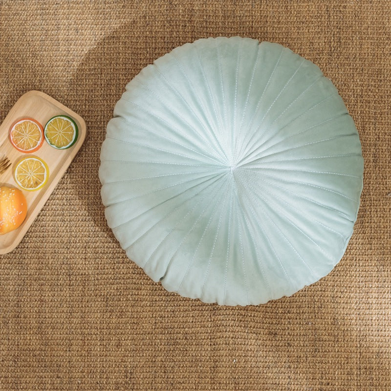 Nordic Solid Color Velvet Pumpkin Pillow