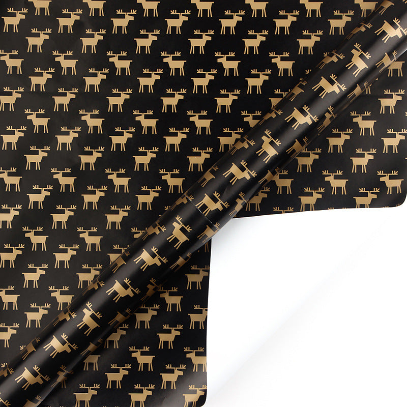 Minimalist Bronze Gold Polka Dot Gift Wrapping Paper