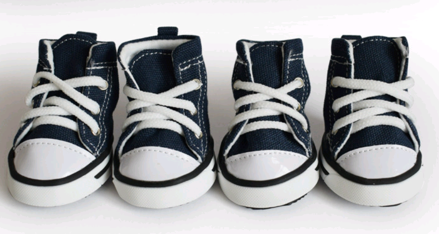 Pet Denim Canvas Shoes - Waterproof Non-Slip Dog Footwear