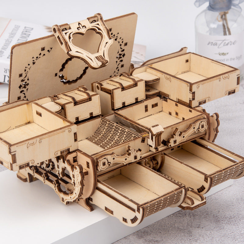 3D Wooden Puzzle Mechanical Model for DIY Gifts