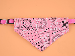 Polka Dot Dog Drool Scarf Collar