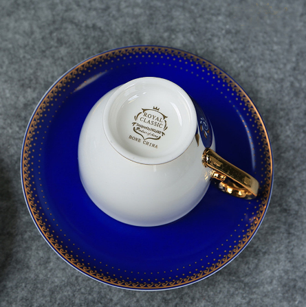 Bone China Coffee Cup Set with Ceramic Tea Service