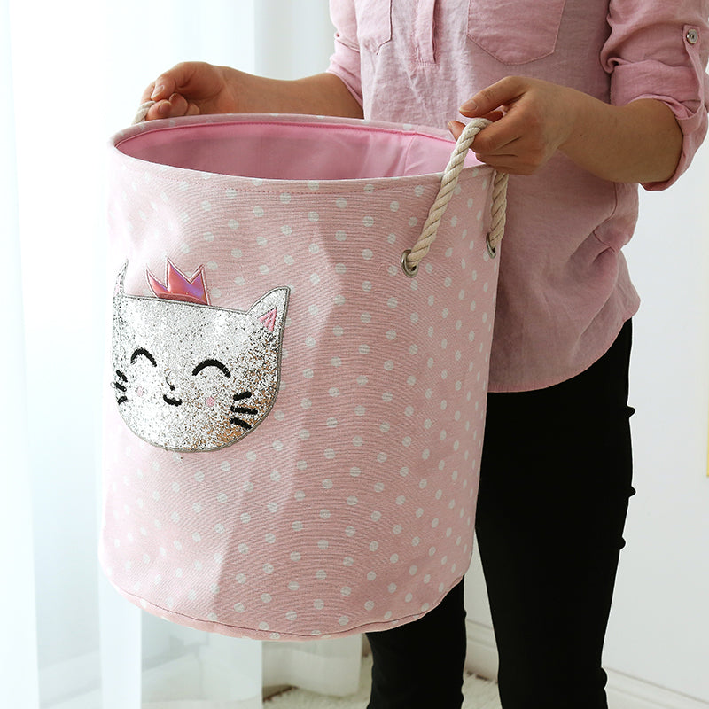 Foldable Laundry Basket for Kids' Toys and Clothes