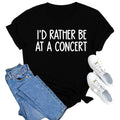 MAIHUN Concert Shirts Women Country Music Tshirt Music Lover Fans Tee Tops Black