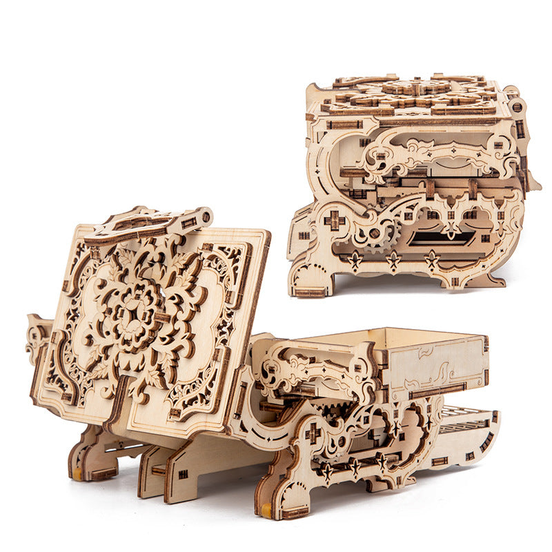 3D Wooden Puzzle Mechanical Model for DIY Gifts