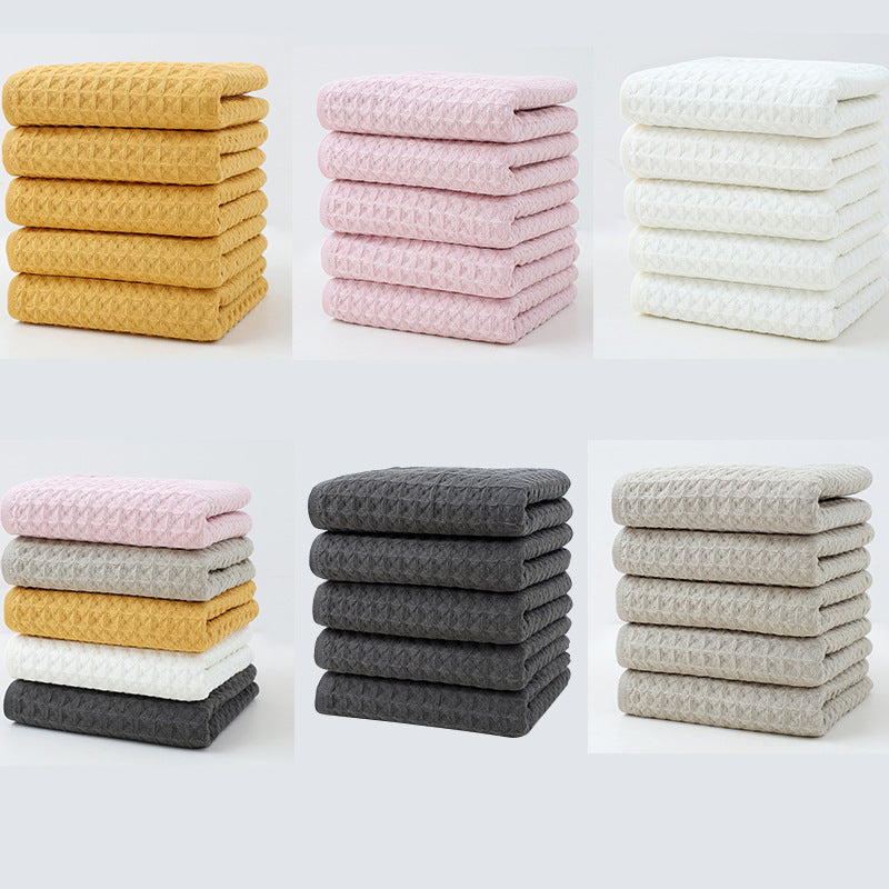 5-Pack Cotton Waffle Towels for Employee Gifts
