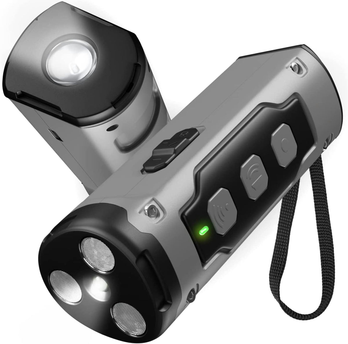Ultrasonic Dog Repeller with Flashlight — Safe Anti-Bark & Dog Deterrent Device