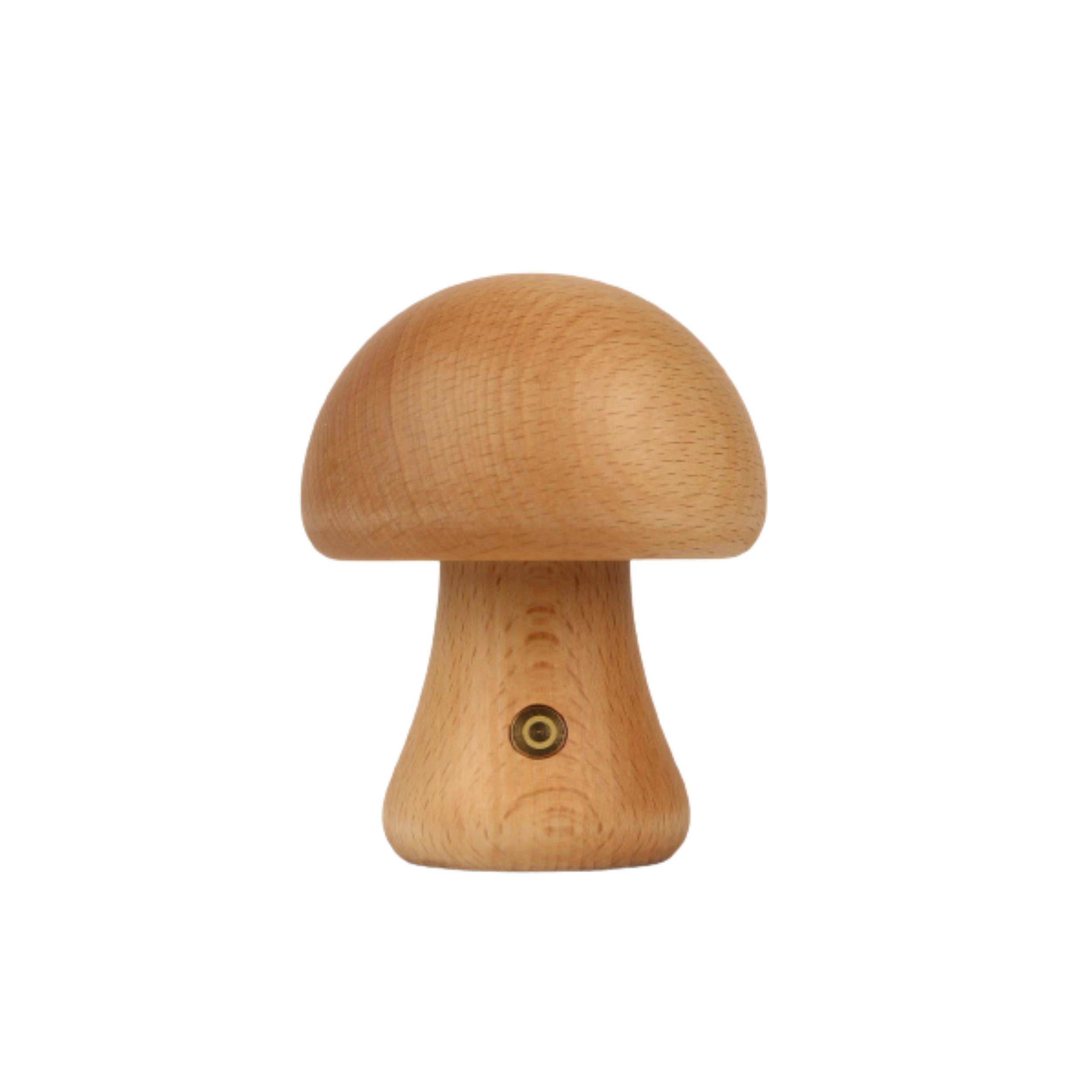 Rechargeable Wooden Mushroom LED Night Light