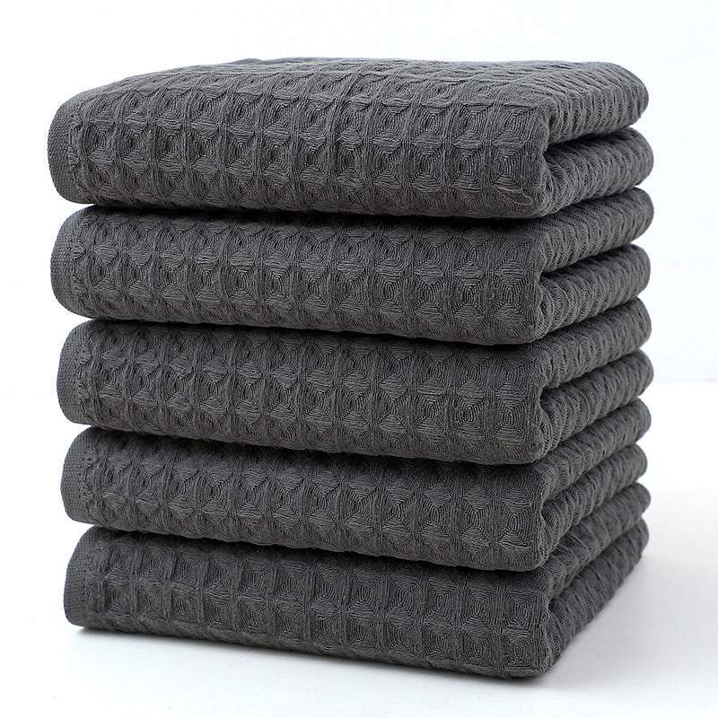 5-Pack Cotton Waffle Towels for Employee Gifts