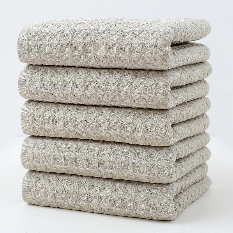 5-Pack Cotton Waffle Towels for Employee Gifts