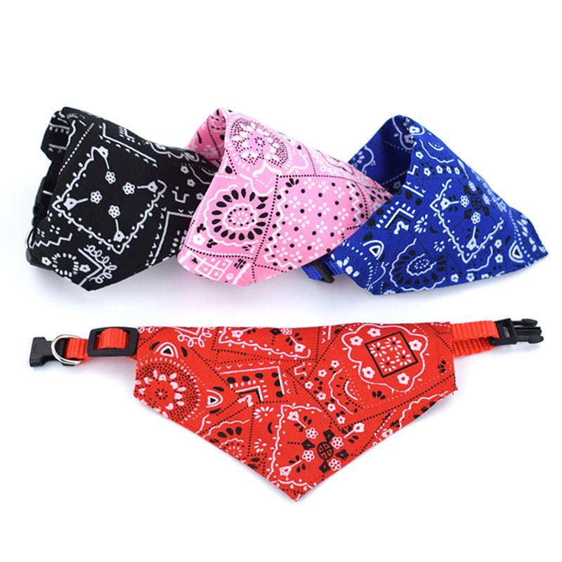 Polka Dot Dog Drool Scarf Collar